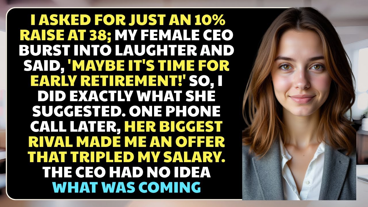 My Female CEO Laughed at My 10% Raise Request at 38—I Took My Code to Her Biggest Rival…