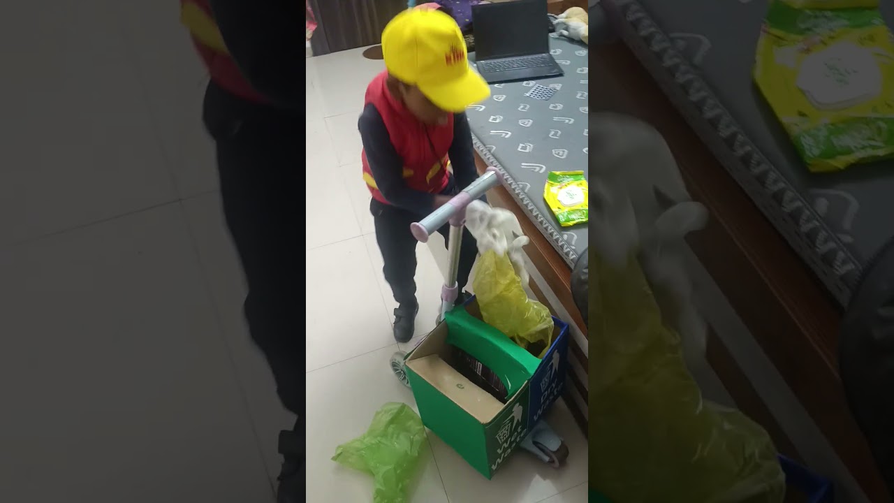 Rehearsal for Fancy Dress Competition. Community Helper.