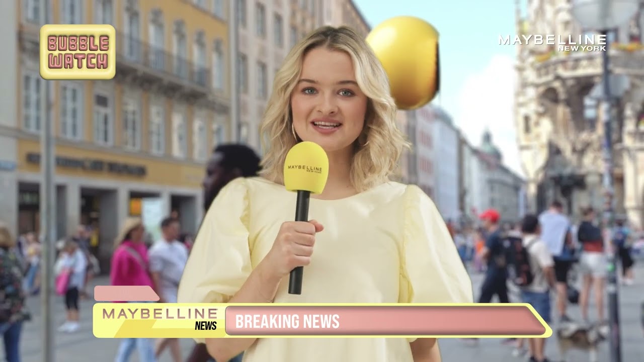 Latest news ! Frauke Ludowig und Maybelline Bubble Mascara f&uuml;r empfindliche Augen in K&ouml;ln 💛