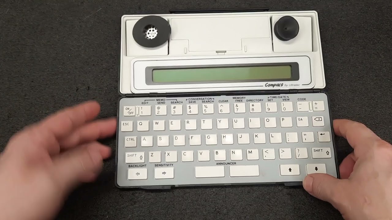 Retro Tech Rewind: Late 90's Ultratec Compact TTY Teletype Machine Test