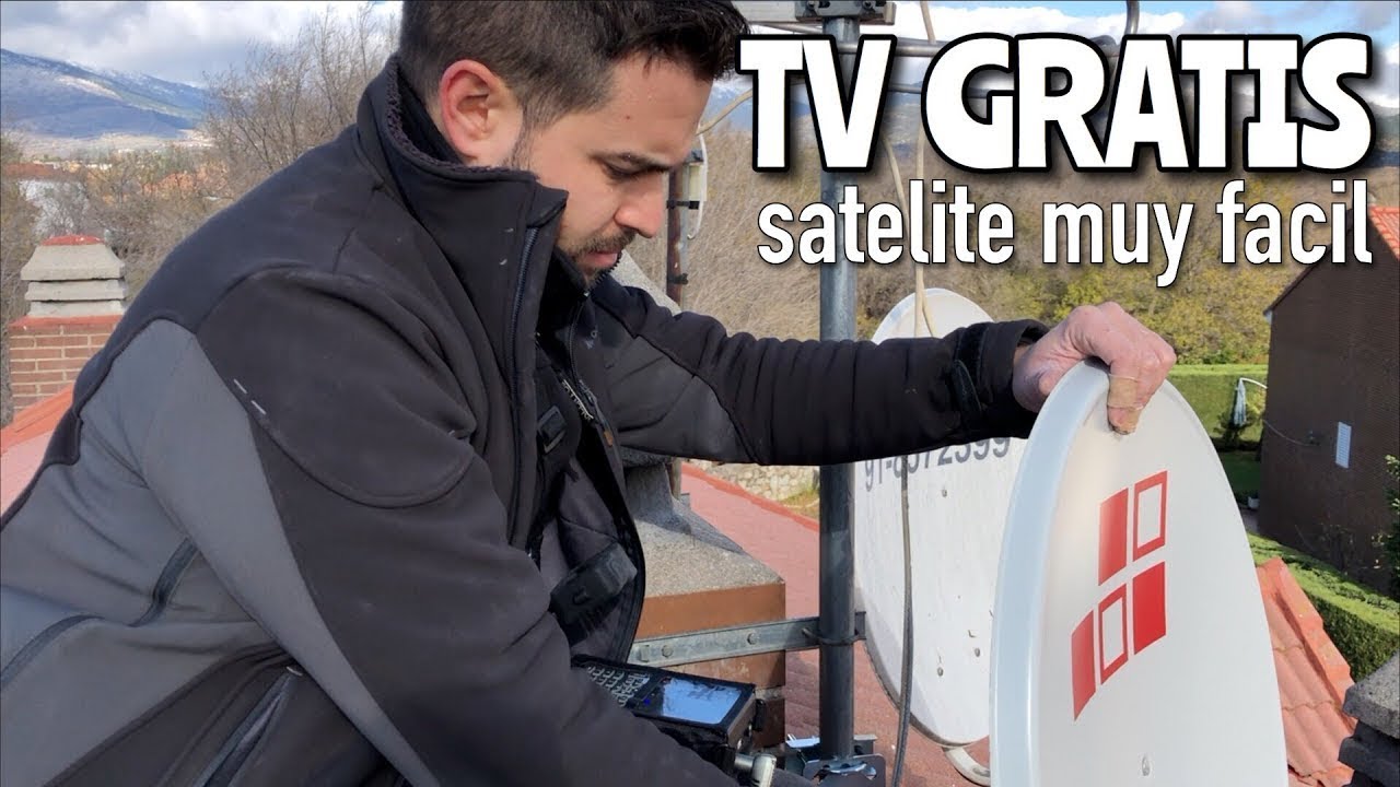 Instalar y Orientar ANTENA Parabólica SIN medidor de campo (MUY FACIL)