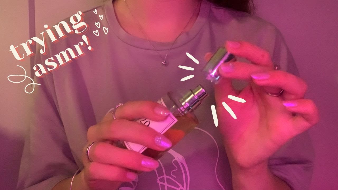 trying asmr for the first time! | glass tapping, crystals, various triggers