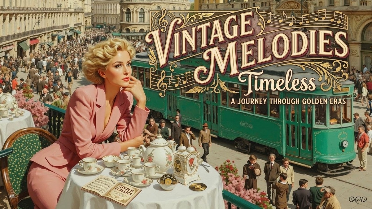 Винтажные мелодии - Песни 1950-х - Уютный винтажный кафе-джаз