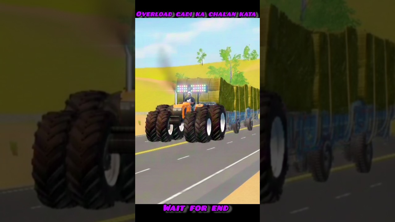 Overload gadi 🫣 ka chalan kata Indian 😁 vehicles simulator 🤔3D 
