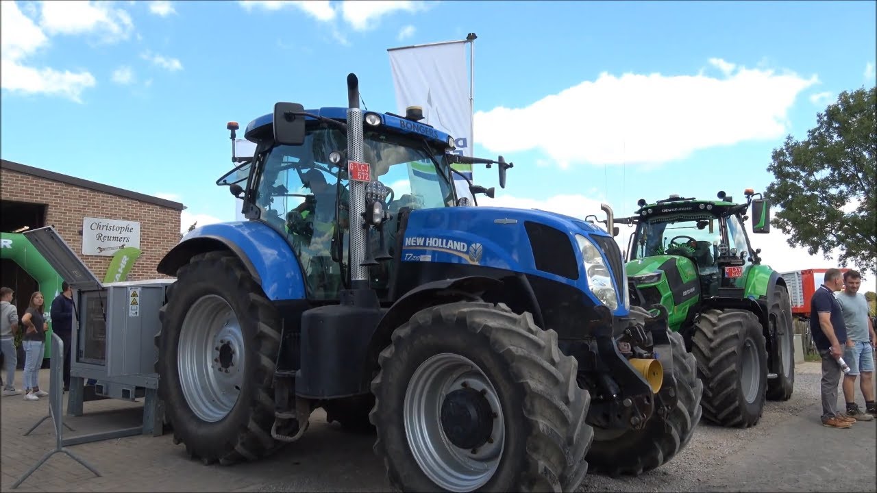 New Holland T7 210 on a dyno test