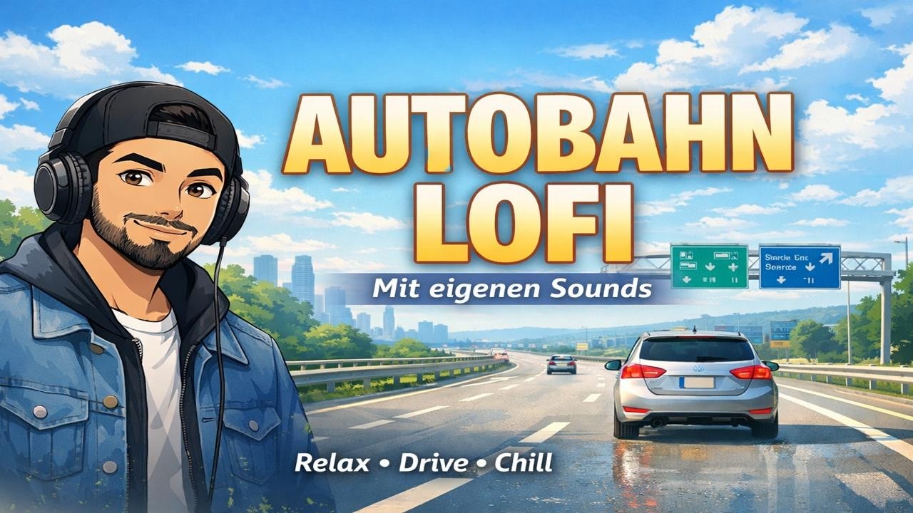 Mit dem Bus über die Autobahn Lofi Style und gesang