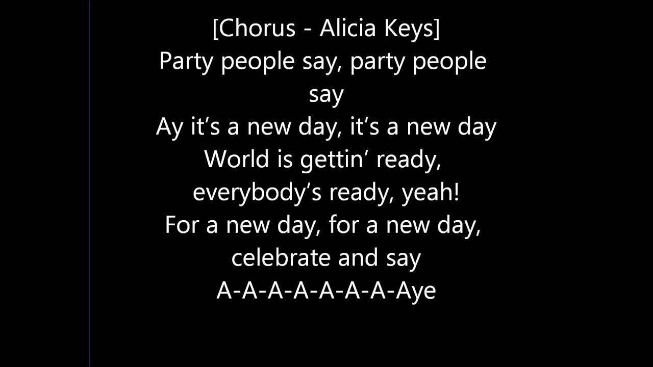[NEW] 50 Cent - New Day ft Dr Dre and Alicia Keys (lyrics on screen)