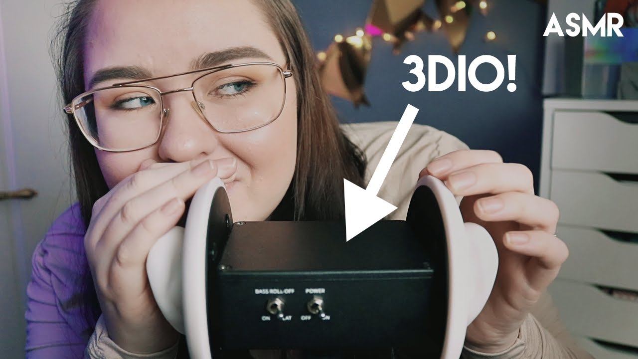 ASMR Med 3DIO | 👂🏻Ny öronmick👂🏻| Tapping, gloves, cupping mouth sounds etc.