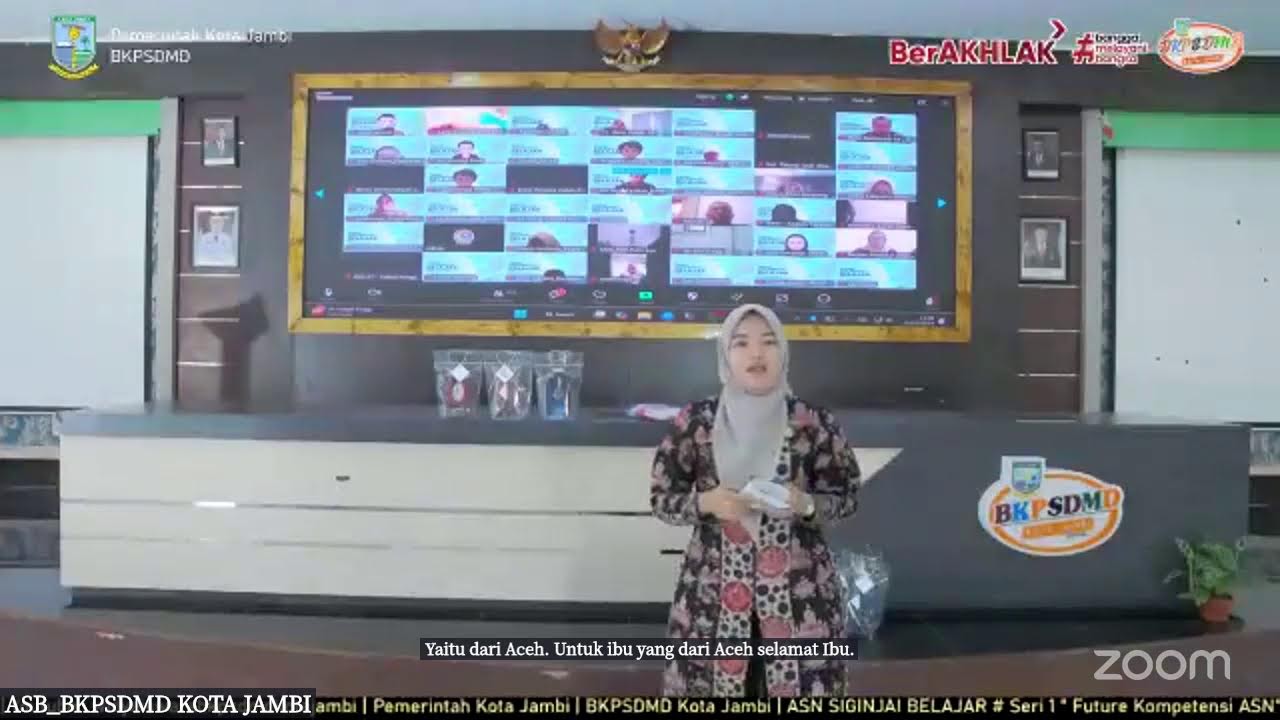 Lounching Webinar ASN SiGinjai Belajar Seri 01 FUTURE COMPETENCY ASN