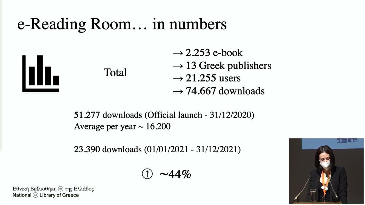 The National Library of Greece Electronic Reading Room , Eftychia Koufakou