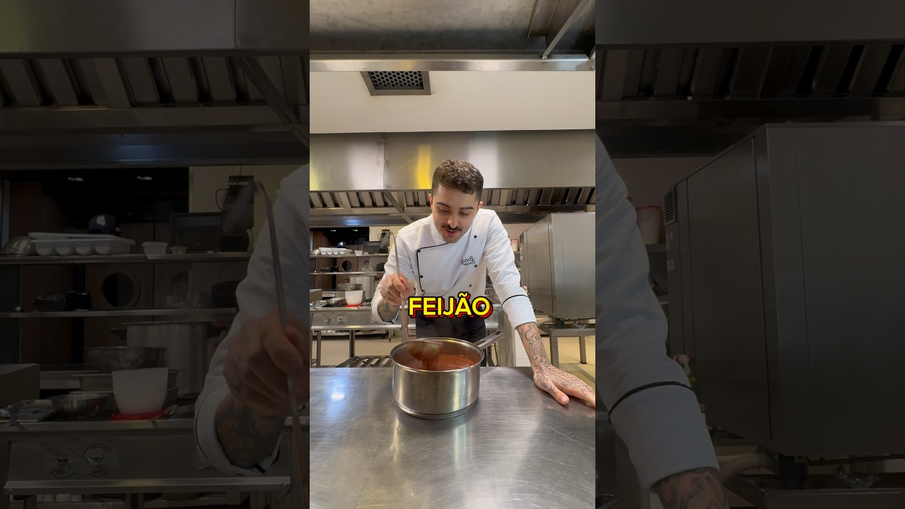 Como fazer feij&atilde;o #shorts #chef #gastronomia #feijao