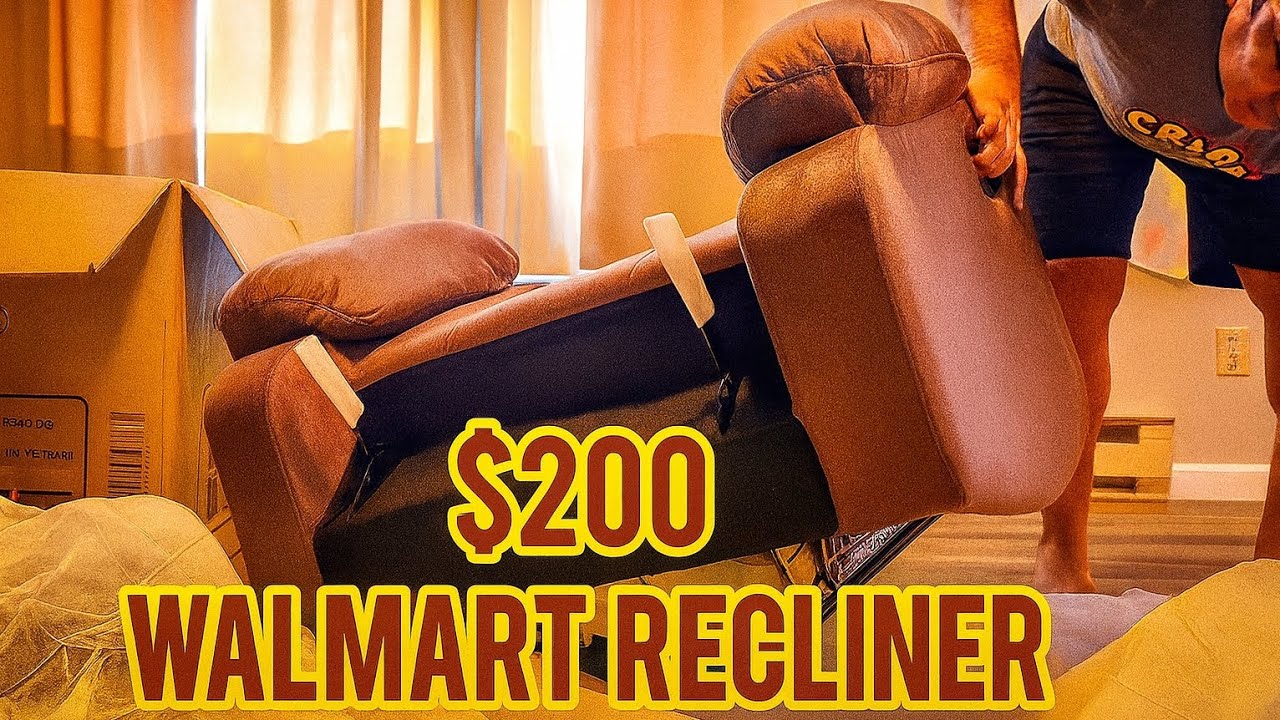 THIS BONZY RECLINER FROM WALMART IS A MUST! 