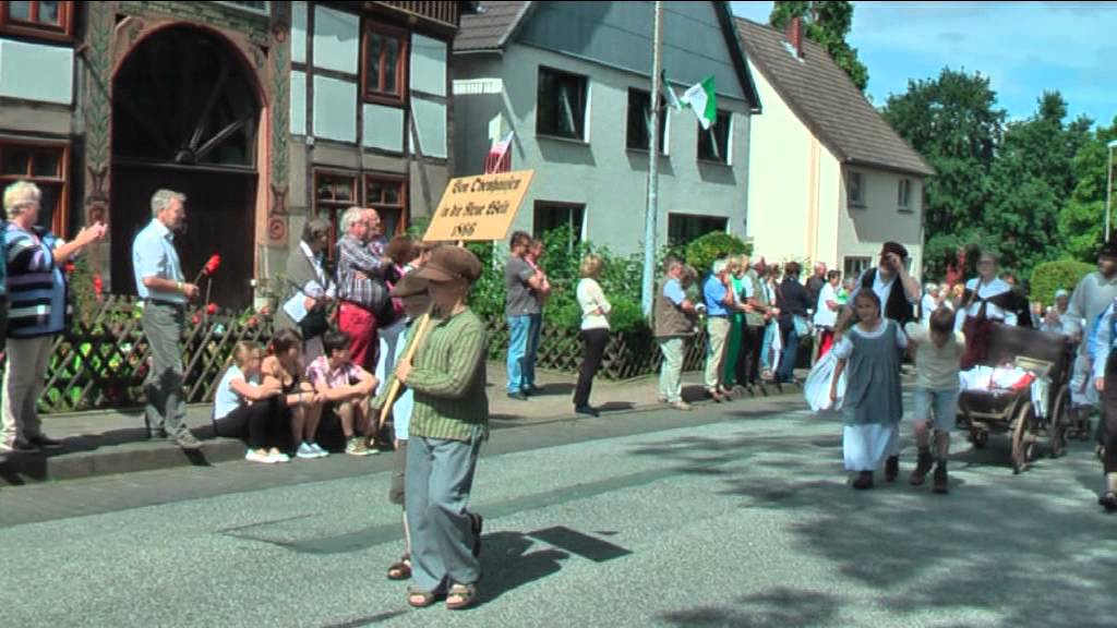 Ovenhausen: Heimatfest 2015, historischer Umzug