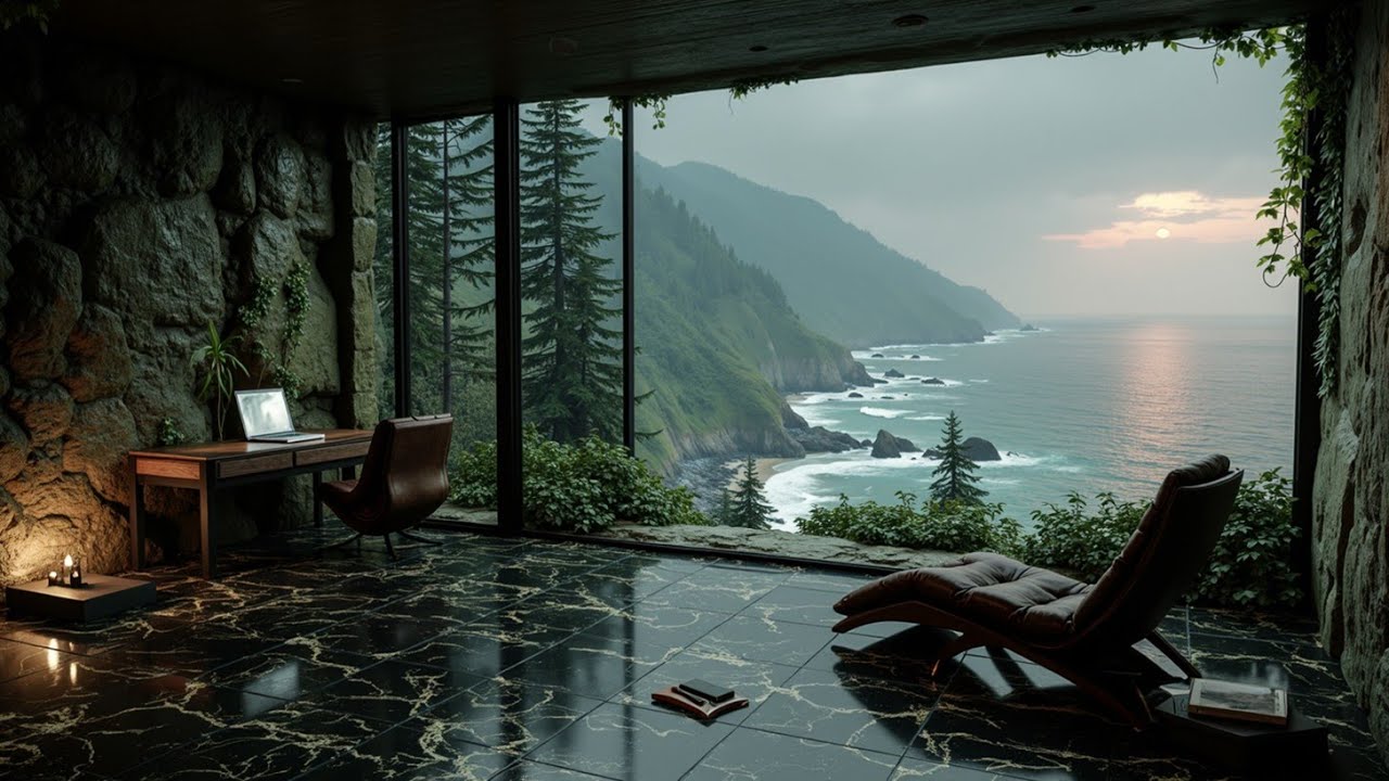 Chillout Work Music | Coastal Ambiance for Deep Focus & Relaxing Study Sessions