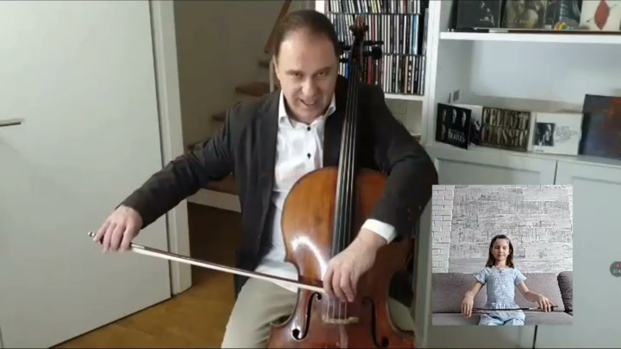 Упражнения со смычком 💻Онлайн уроки виолончели. Дарья Виолончель Cello