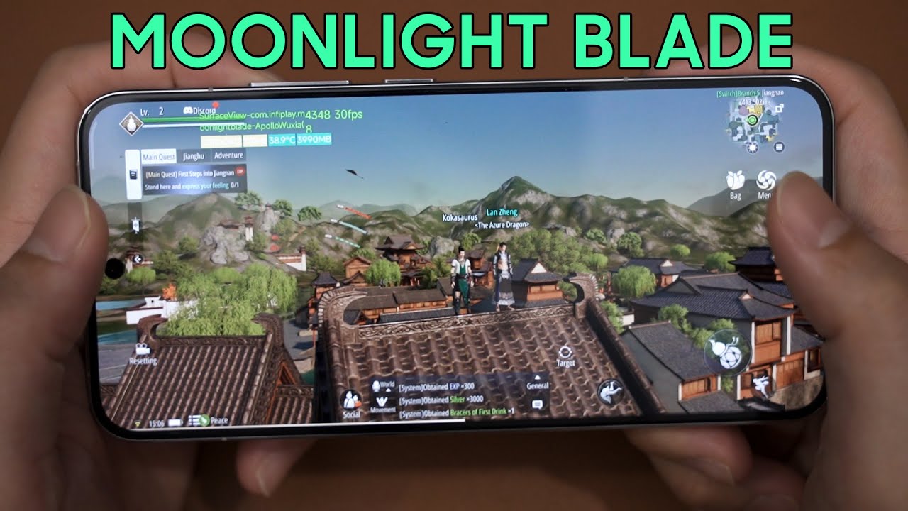 Gaming test XIAOMI 14 | Moonlight Blade review | Beautiful MMORPG set in ancient China