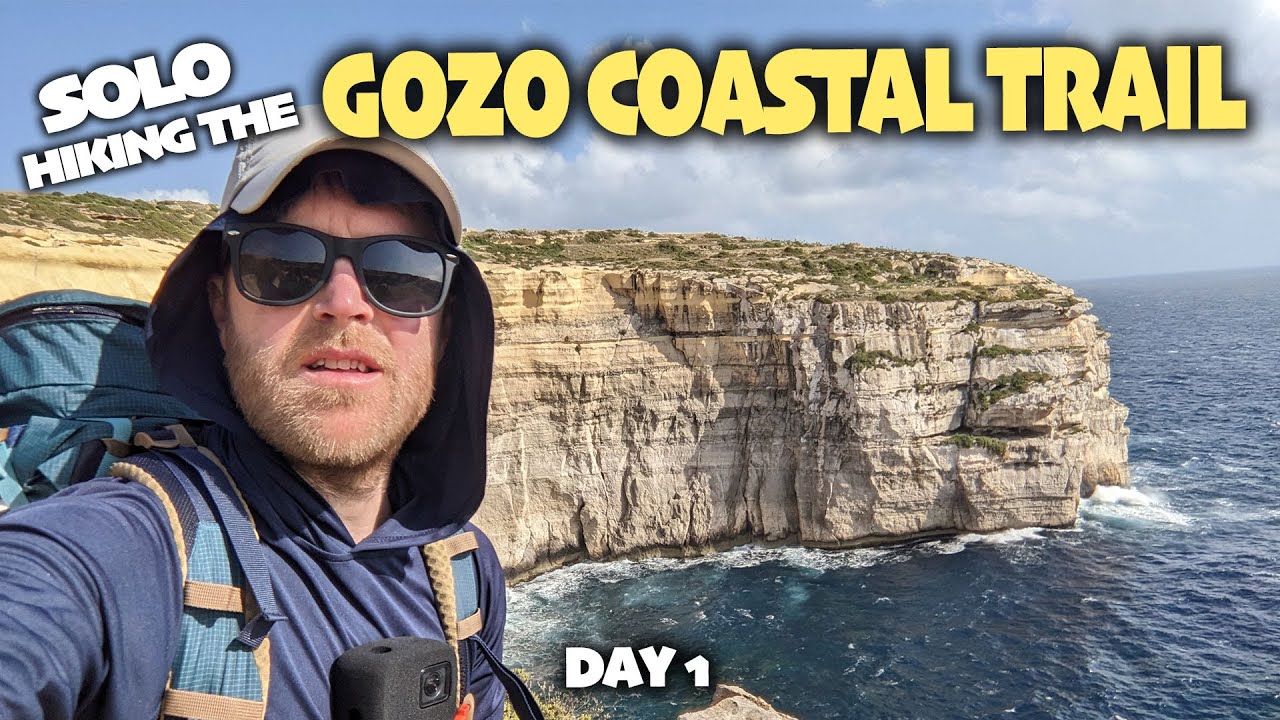 Solo Hiking the GOZO Coastal Trail (Malta) in MAY | Day 1 | Mgarr to Xlendi 🇲🇹