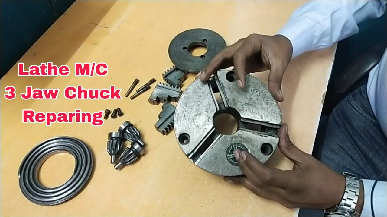 Three Jaw Chuck Maintenance & Part Information