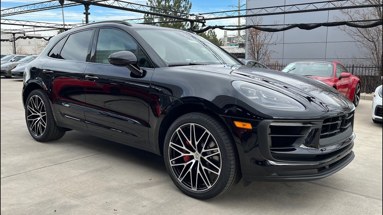 Новый Porsche Macan S в обзоре — цвет «черный металлик», пневматическая подвеска, богатая комплек...