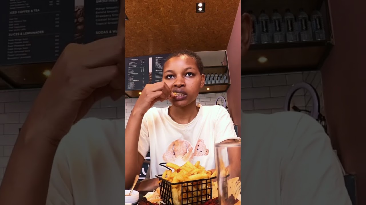 Can’t trust her with the fries! 