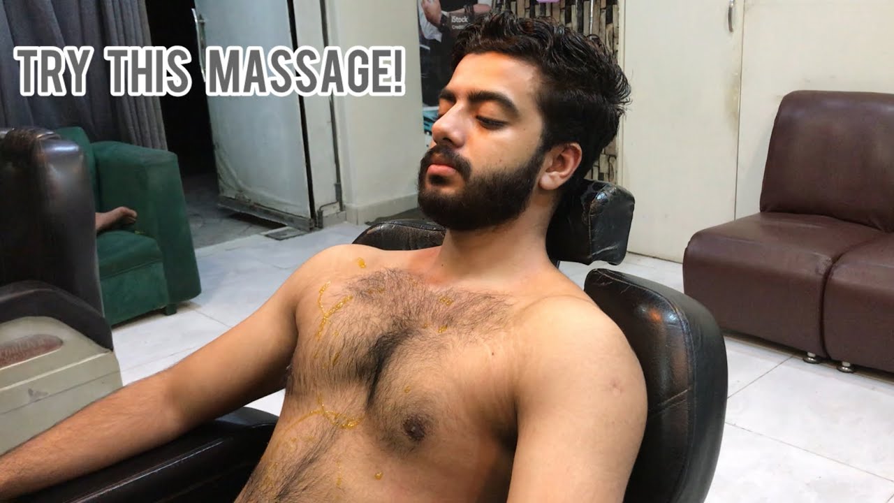 Watch This Before Sleeping – Relaxing Chest Massage 💈 | ASMR |