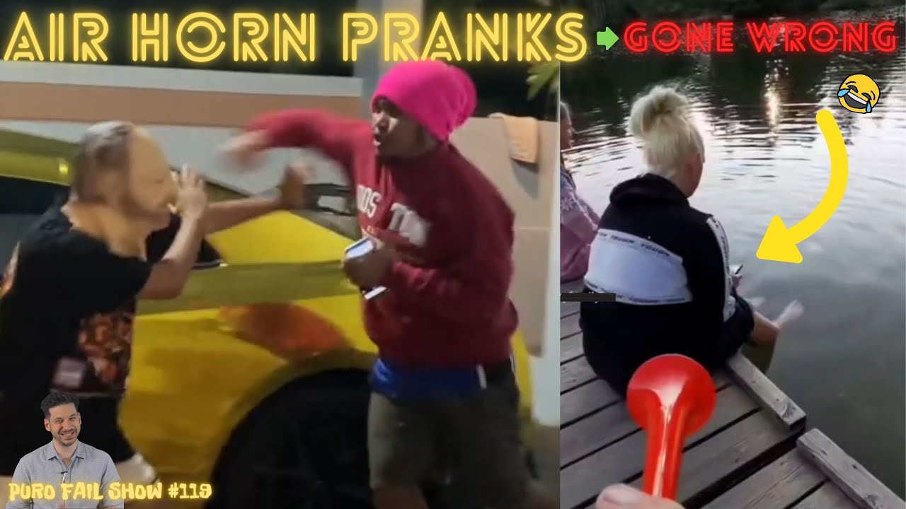 Air Horn Pranks Gone Wrong || Puro Fail Show 