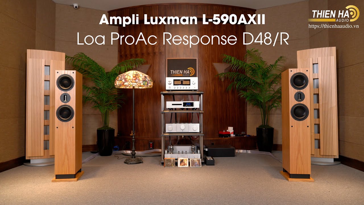 Ampli Luxman L-590AXII Phối Ghép Loa ProAc Response D48/R - Tinh Tế - Ngọt Ngào - Cảm Xúc