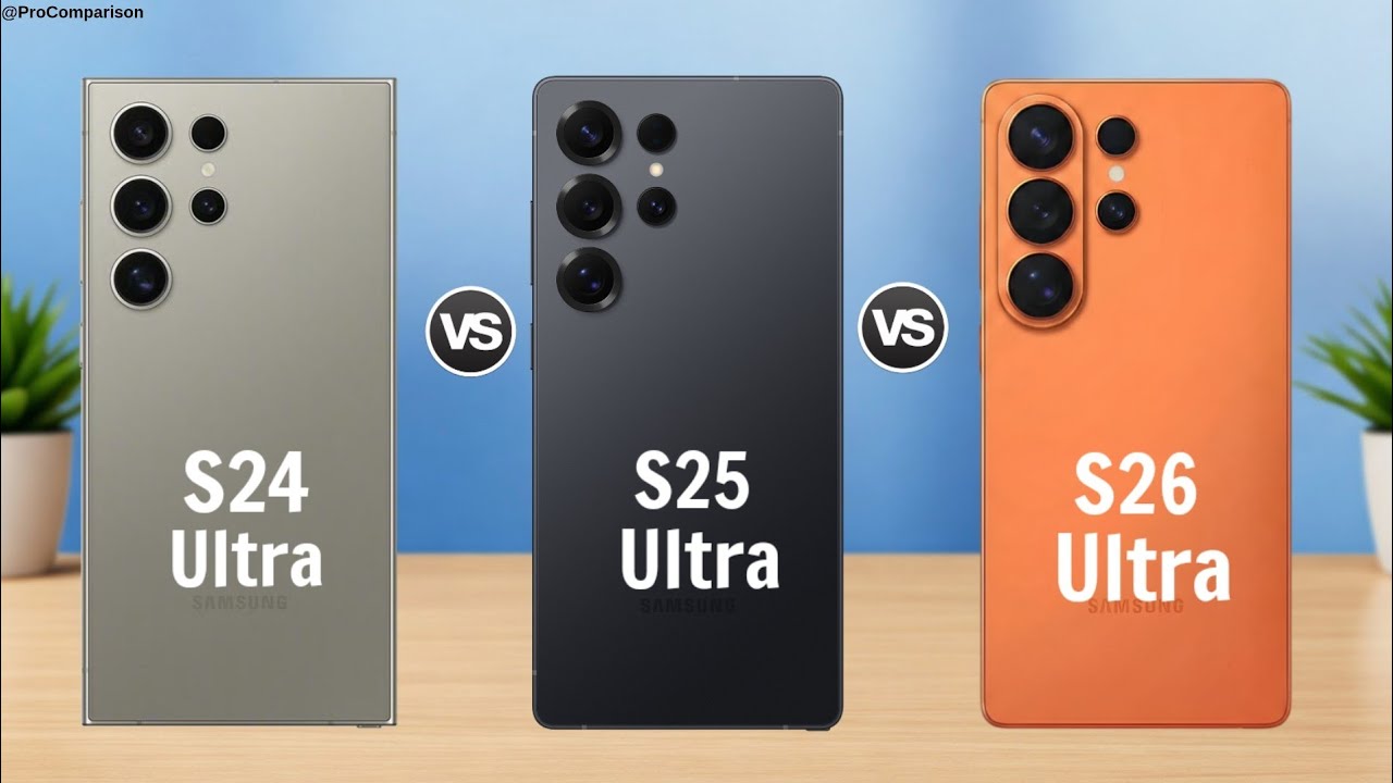 Samsung Galaxy S24 Ultra vs Galaxy S25 Ultra vs Galaxy S26 Ultra || Full Comparison 