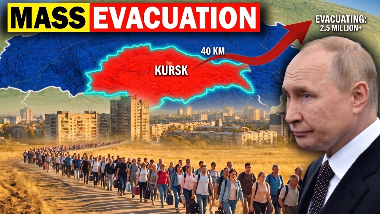Russia Faces Mass Evacuation: 820,000 People STUCK in Panic as War Spreads to Russia