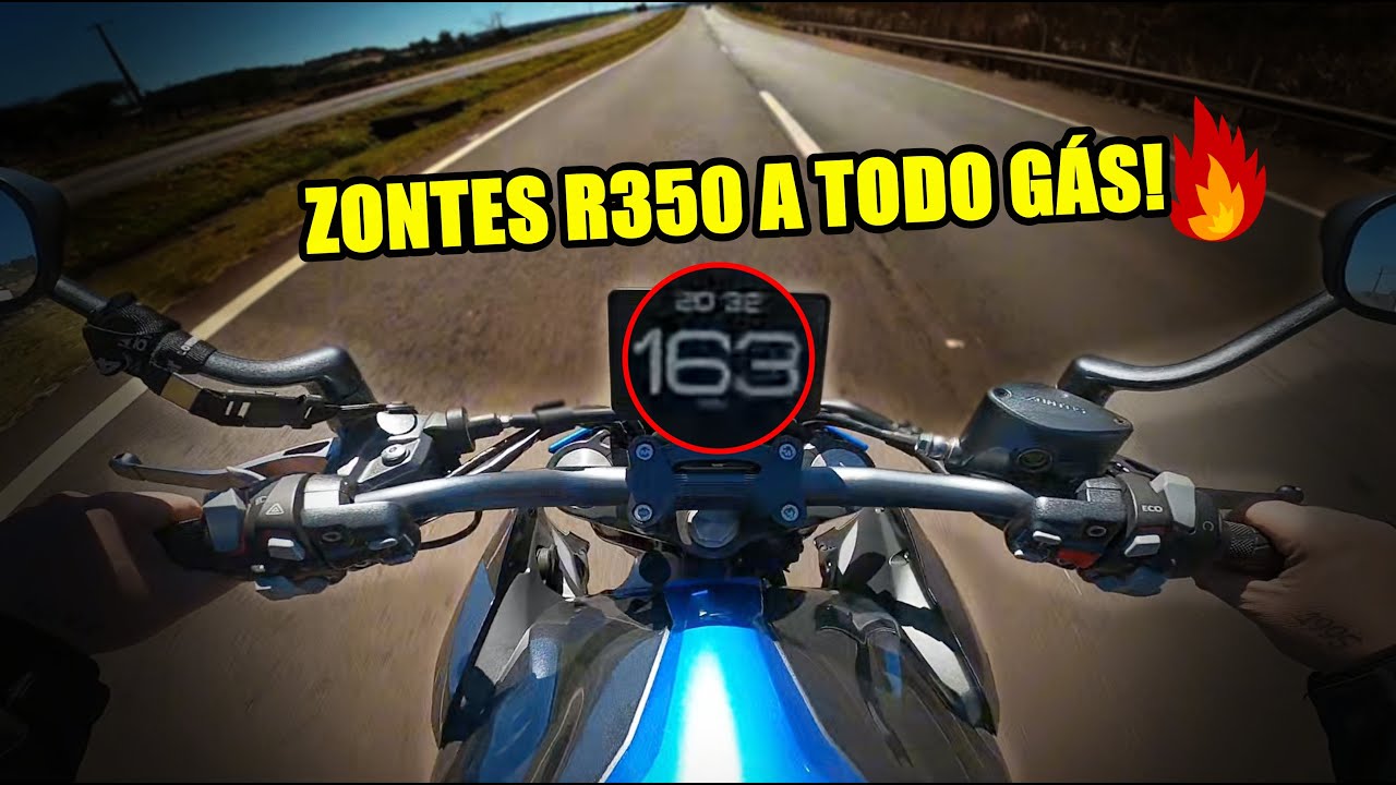 Zontes R350 ME SURPREENDEU NA RODOVIA!