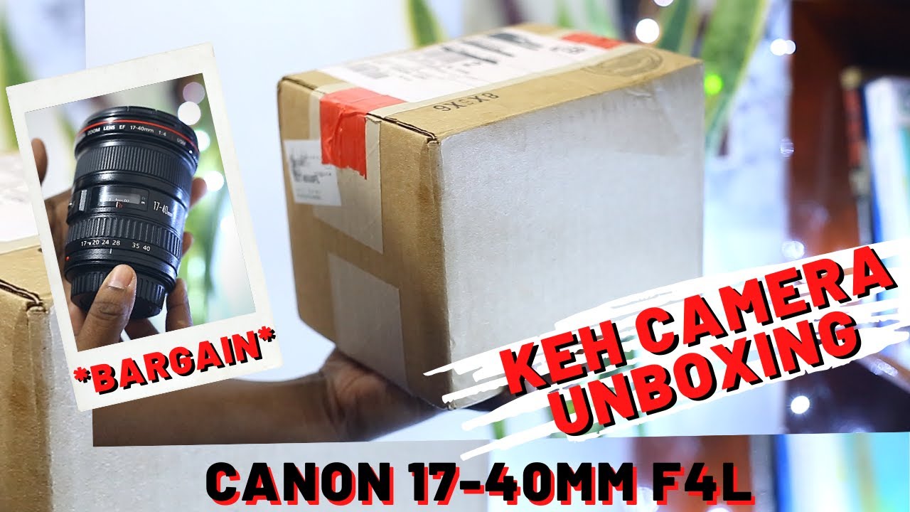 Unboxing a BARGAIN rated KEH Camera lens: Canon 17-40mm f4L