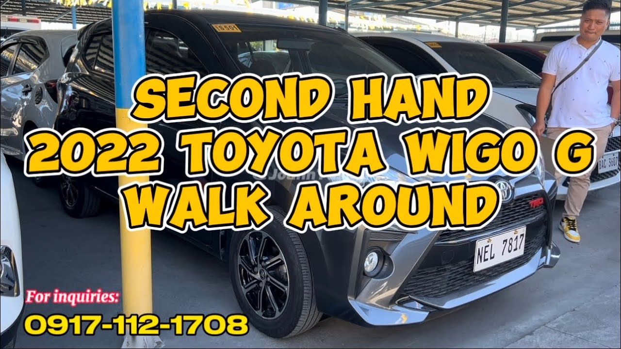 Second Hand Toyota WIGO G 2022 Walk Around - Fresh and Good Quality Second Hand Cars (Philippines)