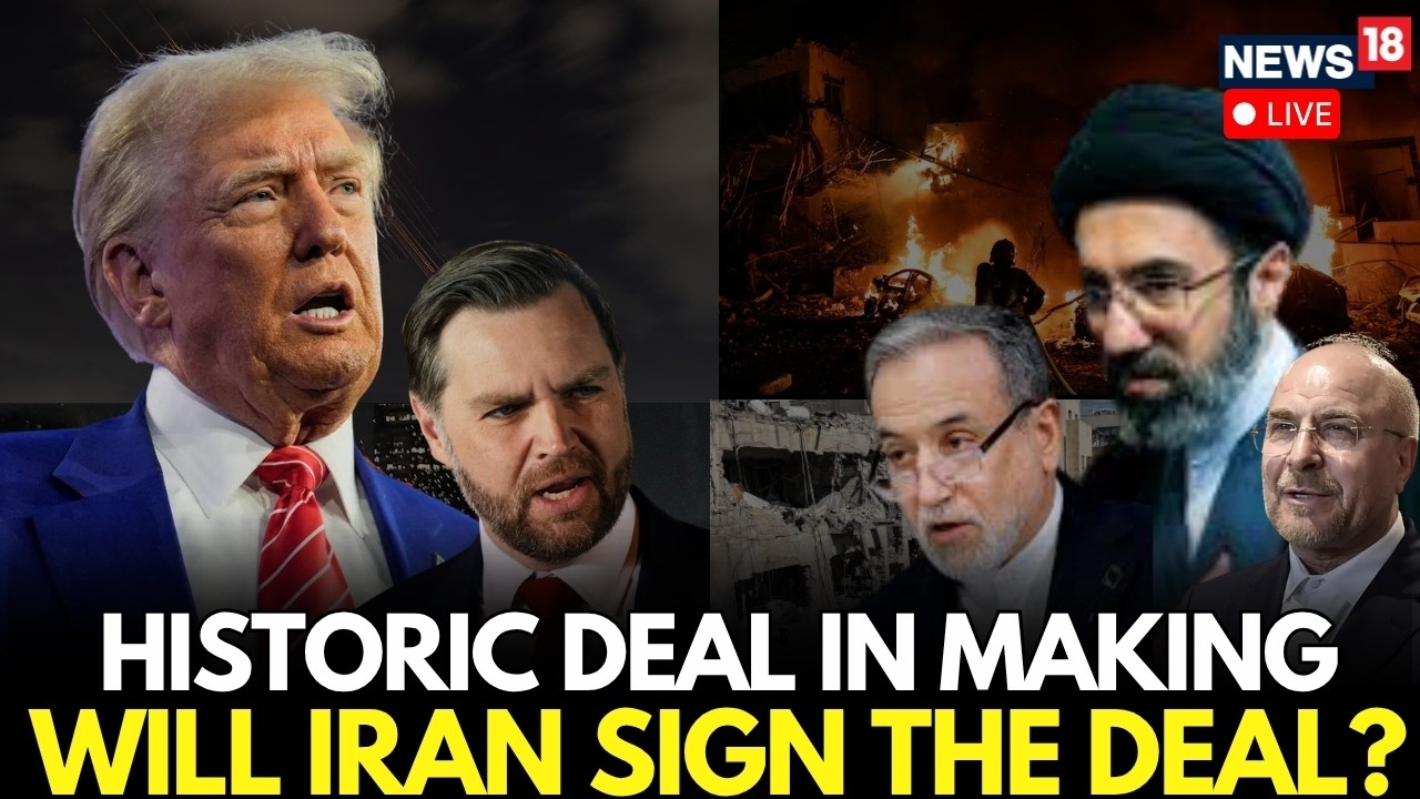 US-Iran Peace Deal LIVE: US Says Peace Deal With Iran Is Near | Iran To Sign Deal With US? | Hormuz