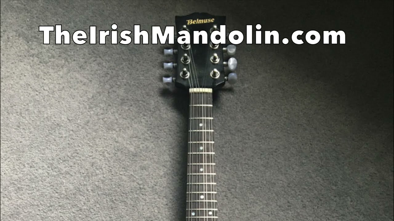 Mungo Kelly's REVISITED - a reel in E Dorian tabbed for mandolin and played by Aidan Crossey