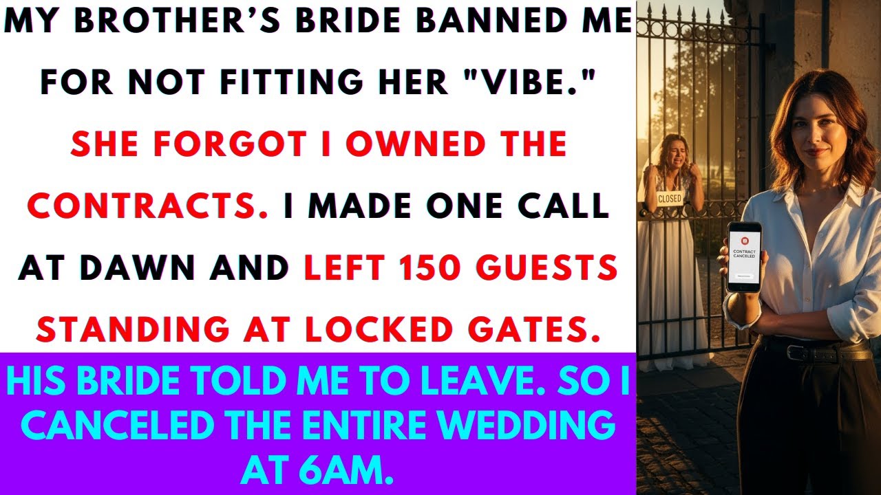 His Entitled Bride Banned Me From The Wedding. She Forgot I Paid For Every Single Cent.