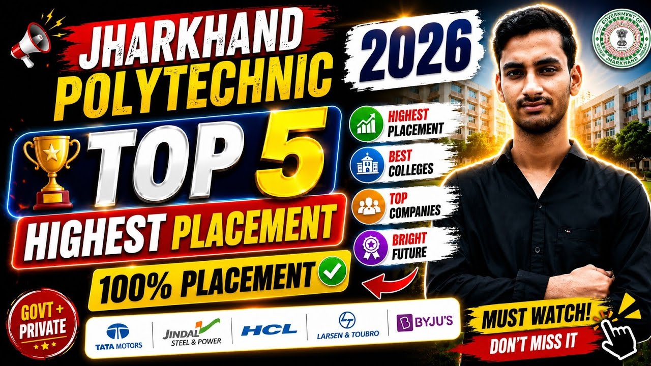 Top 5 Best Polytechnic Colleges in Jharkhand 2026 🏆 Highest Placement + Top Companies