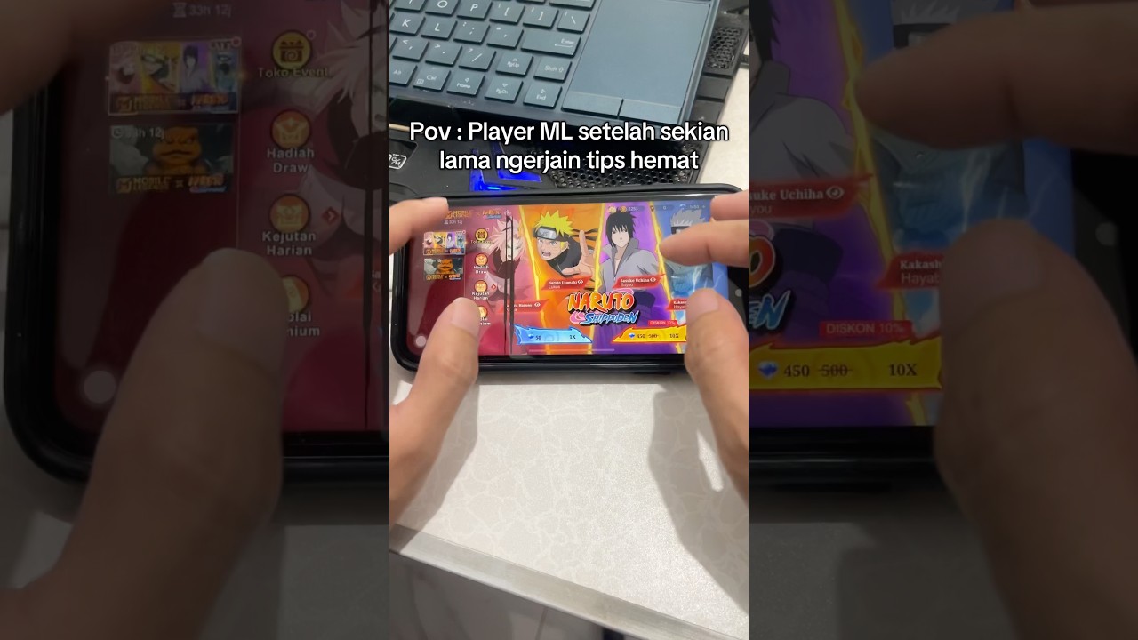 Akhirnya dapat juga skin Naruto😭 #mlbbxnaruto #mlbb #mobilelegends #naruto
