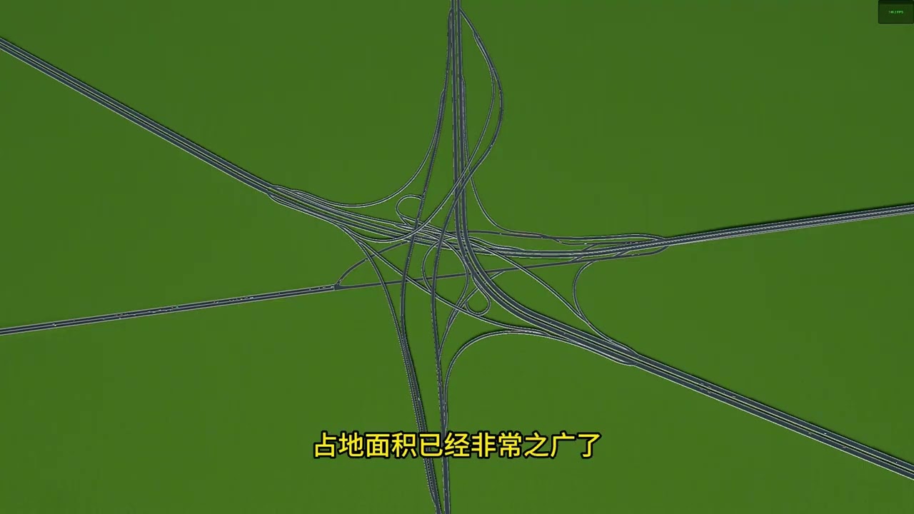 莘庄立交，嗯~技术还得多练呀~不准说丑！ #游戏 #城市天际线 #都市天际线 #steam游戏 #莘庄立交