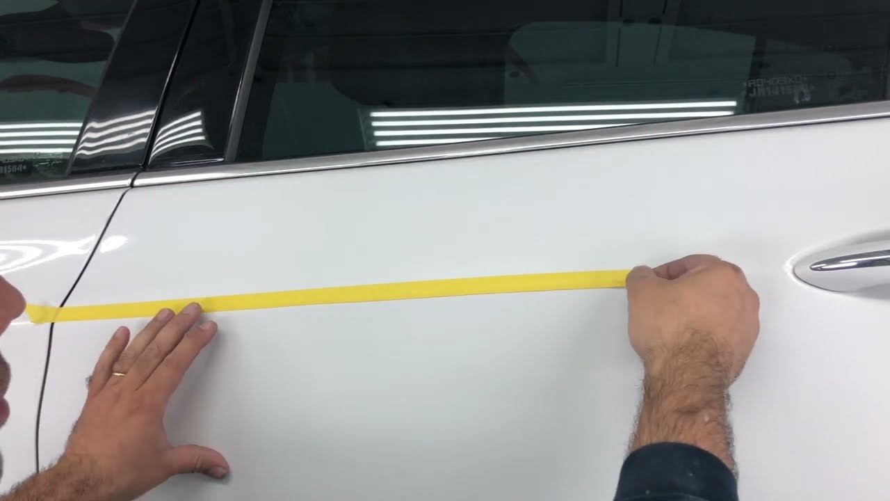 Utilización de rulo para pintar medio panel