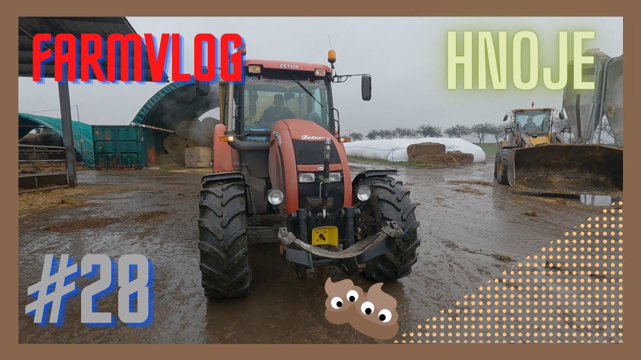 💩💩🚜ODVOZ HNOJE / Zetor 11741 chip / Farmvlog#28/🚜💩💩