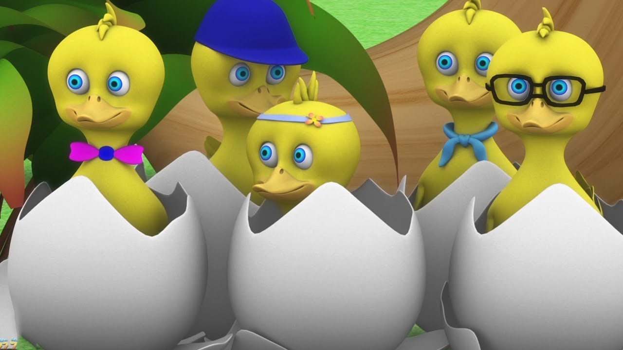 f&uuml;nf kleine Enten | Enten reime | deutsche Reime | Kinderreime | Five Little Ducks | Nursery Rhymes