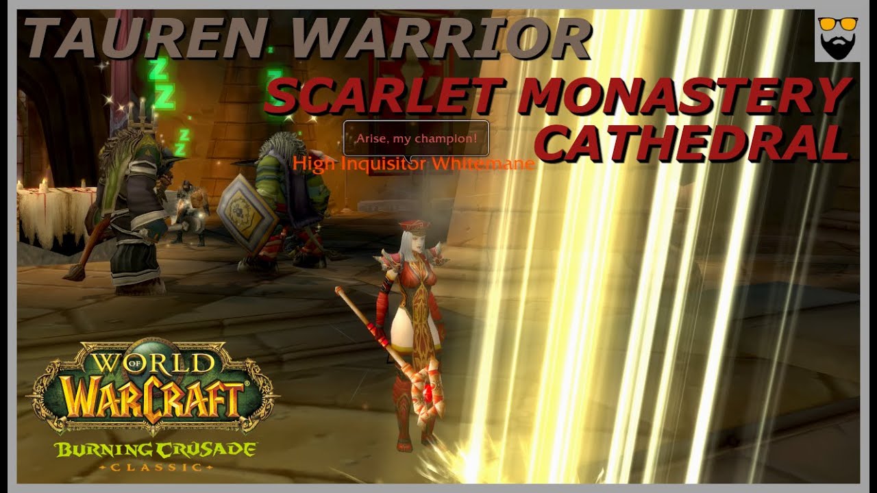 Давайте поиграем в World of Warcraft &mdash; The Burning Crusade Classic &mdash; Таурен-воин &mdash; Танк &mdash; SM Cath...