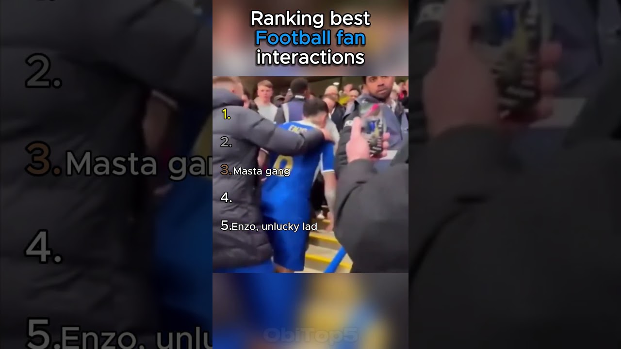 Ranking best football fan interactions