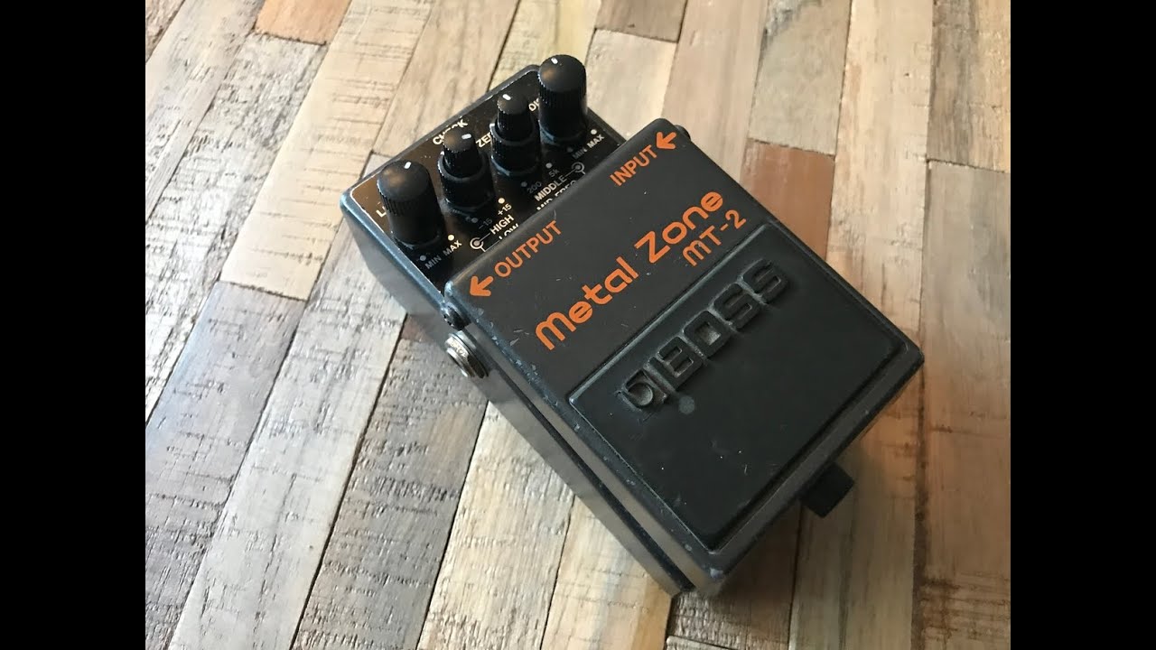 Boss Metal Zone MT-2 No-Solder Mod Analysis - Before and After / Amp and FX Loop, No Talking