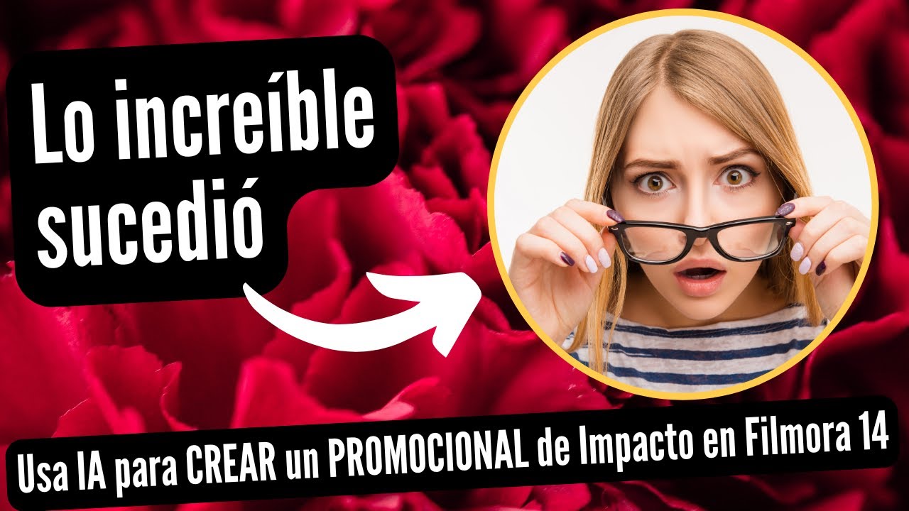 🤖🎥 Usa Inteligencia Artificial para CREAR un PROMOCIONAL de Impacto en Filmora 14 💃🏾🔥