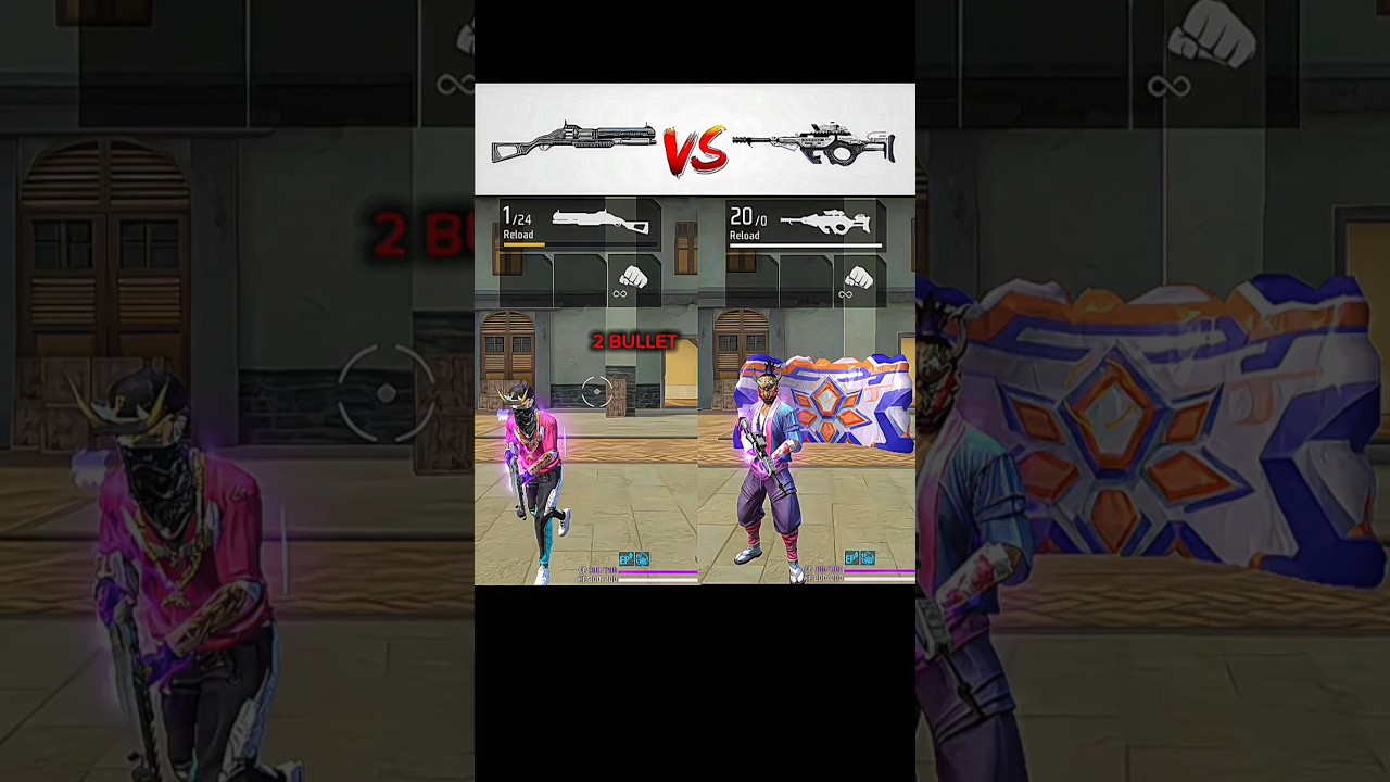 CHARGE BUSTER 😈 vs CG15 ☠️#shorts #freefire #equipou