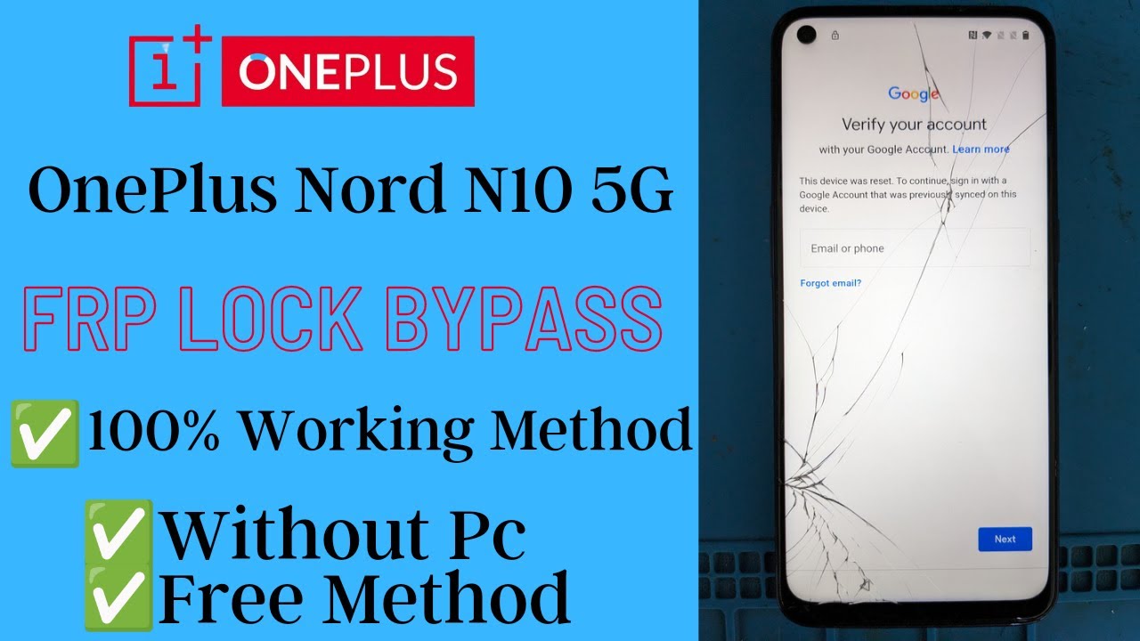 OnePlus Nord N10 5G Frp Bypass 100% free Method without Pc|Frp Bypass| How to bypass Google account
