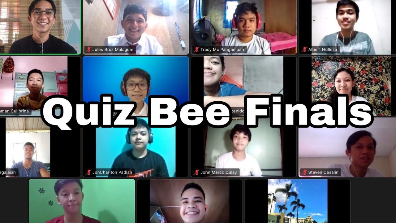 Finals MATH's online Quiz BEE