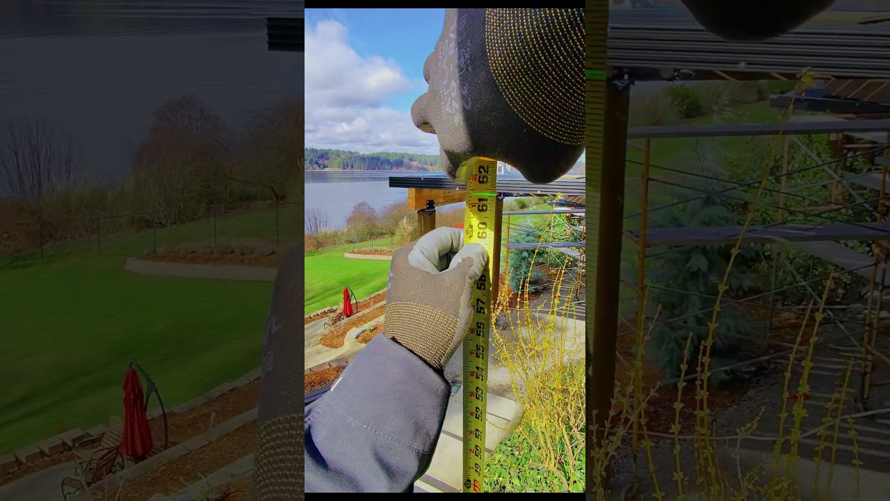 Using a laser to cut post heights