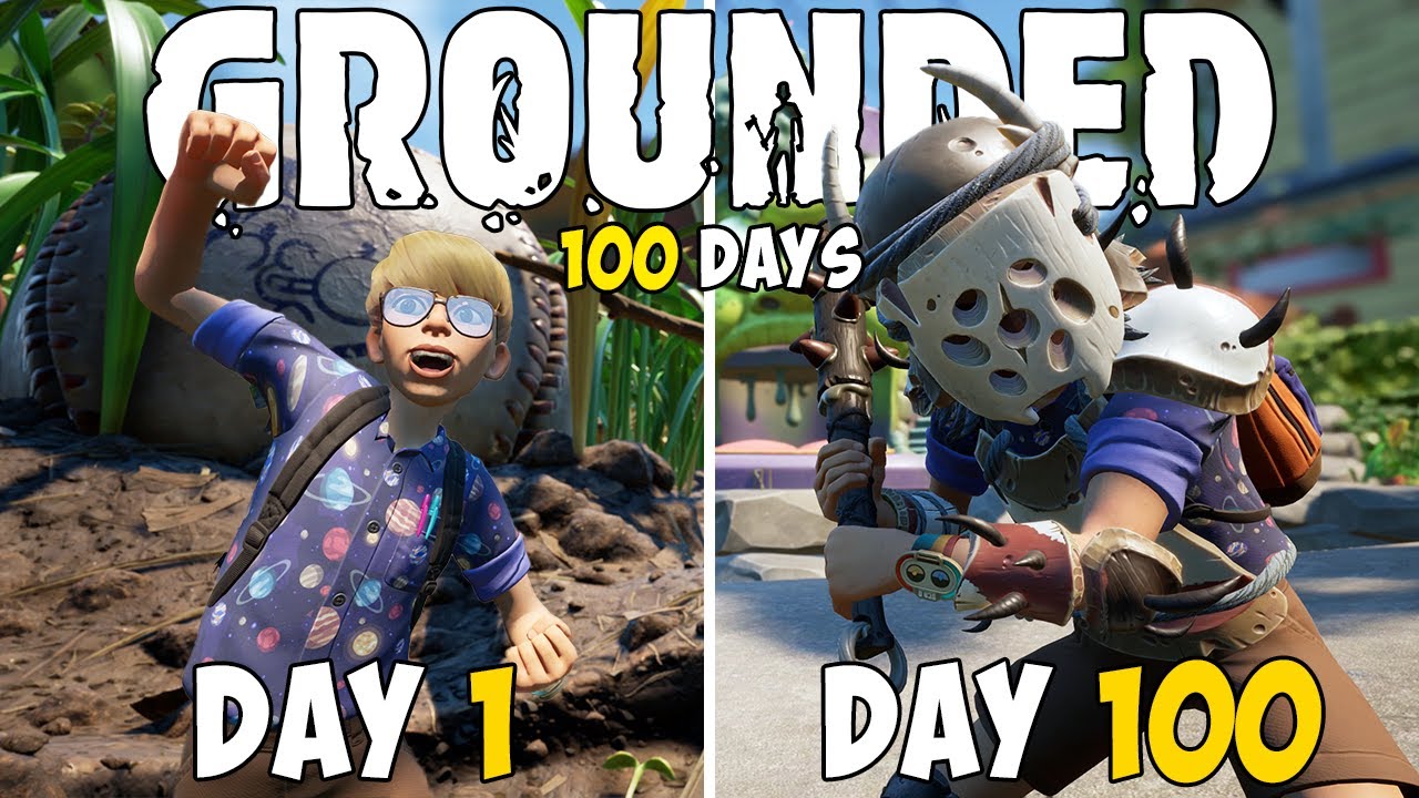I Survived 100 DAYS In Grounded